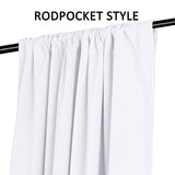 Turquoize White Curtains 96 Inch Long Room Darkening Curtains for Living Room Thermal Insulated Back Tab Rod Pocket Window Treatment Panels Drapes for Bedroom, 52" W x 96" L, Pure White