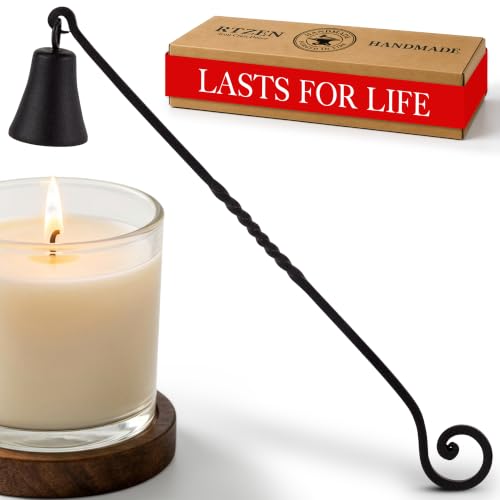 Antique Bell Candle Snuffer, Unique Handcrafted Farmhouse Home Decor
