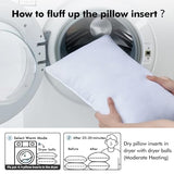 MIULEE 14x36 Synthetic Down Alternative Pillow Insert Decorative Throw Pillow 14 x 36 Inch Body Bed Sleeping Ultra Soft Fluffy Form for Sofa Couch Bed