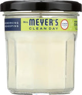 MRS. MEYER'S CLEAN DAY Lemon Verbena Soy Candle, Garden-Inspired Aromatherapy Homekeeping, 35 Hour Burn Time, Made with Essential Oils, 7.2 oz Large Glass Jar Candles (Pack of 2)