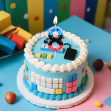 Gaming Candle,Level 10 Number Birthday Cake Candles,10 Birthday Decorations for Boys,10th Birthday Candle Gamepad Birthday Candles,Video Game Controller Themed Kids Birthday Party Supplies（Number 10