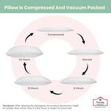Trendy Home 12x20 Throw Pillow Insert, Cushion Sham Stuffer Hypoallergenic, Lumbar Support Decorative Home Outdoor Couch Pillow Filler (Machine Wash)