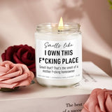 Younift Funny Scented Candle, House Warming Gifts New Home, Housewarming Gifts for Women, Men, Couple, New Homeowner - First Apartment Essentials - Closing Presents for Home Buyers - 9 oz