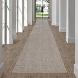 SALLOUS Plastic Runner Mat for Hallway, 3' x 10' Runner Rug for Carpet, Waterproof Vinyl Floor Mat for Carpeted Floors, Slip Resistant with Grips, Carpet Protector for Home, Clear