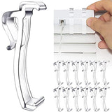 2.5 Inch Valance Clips for Horizontal Blind Valance (12 Pieces)