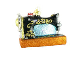 Old World Christmas Hobbies Gifts Glass Blown Ornaments for Christmas Tree Sewing Machine, 2.75, Multi Color