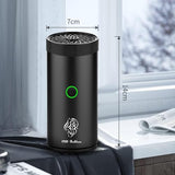 Car Electric Incense Burner, Electric Incense Burner, Portable USB Rechargeable bakhoor Burner for Home Use (Black-1)