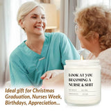 Craftique Nurse Gifts for Women Men- Funny Nurse Candle- Cool Appreciation/Graduation/Birthday/LPN RN Gifts for Nurses, Nursing Student Gift, Nursing School, Future/New Grad, Nurses Week/Day Gift