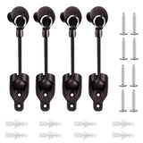 Coolaroo Replacement Parts Roller Shade Hardware Bungee Kit and End Cap Tie Downs for Coolaroo Outdoor Roller Shade (2, Brown)