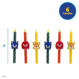 Sonic The Hedgehog Cake Candles | 6 Birthday Cake Candles Featuring Sonic, Knuckles, & Tails, for Sonic Party