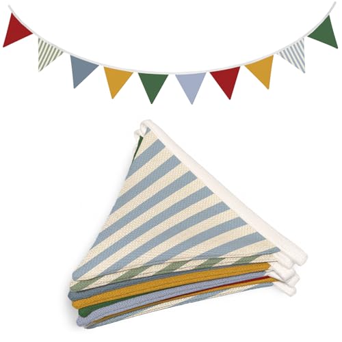 Playroom Wall Decor Pennant Banner Flags 5.5Ft, Classroom Pennant Banner, Nursery Baby Girls Boys Banner Toddler Room Decor for Kids Bed Birthday Party Baby Shower
