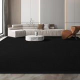 Large Modern Area Rugs for Living Room Bedroom, 4x6 Feet Black