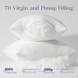 Phantoscope Premium 18x18 Throw Pillow Inserts, Ultra-Soft Air Layer Pillow Inserts Down Alternative Decorative Throw Pillows for Couch, Bedroom, Square Cushion Sham Stuffer, Pack of 1