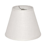 Barrel White Small Lamp Shade for Table Floor Lamps Replacement, 6x10x7.5 Inch, Fabric Cloth, Spider Model (white)