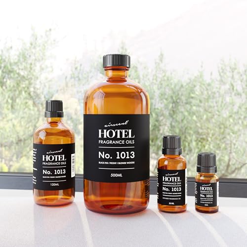 AirScent Hotel Diffuser Oil No. 1013 - Black Fig Peony Blonde Woods - Hotel Scent Dupe - Premium Fragrance Oil for Ultrasonic and Waterless Diffusers and Crafting - 120 mL, 4 fl oz Glass Bottle