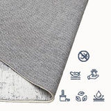 Area Rug 5×7, Vintage Boho Rug,Ultra-Soft Low Pile, Washable, Non Slip,Stain Resistant Printed Carpet for Living Room Bedrooms Playroom Office Kitchen, Gold/Grey
