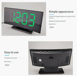 Innovative Alarm Clock with Large Led Screen Automatic Brightness Control Digital for Offices and Home Use Digital Alarm