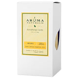 Aroma Naturals Orange and Lemongrass Essential Oil Scented Pillar Candle, Ambiance, 2.75 inch x 5 inch, Yellow