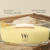 WoodWick Yuzu & Vetiver Scented Candle, Crackling Wick, 16oz