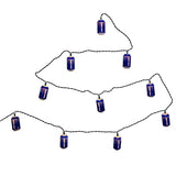 Kurt Adler 10-Light Bud Light Beer Can Light Set