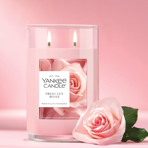 Yankee Candle Fresh Cut Roses Scented Candle, 20oz Large Tumbler