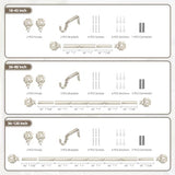 Champagne Gold Curtain Rod for Windows 28 to 48 Inches(2.3-4ft), 1" Diameter Heavy-Duty Adjustable Decorative Curtain Rod with Striped Twisted Finials - for Living Room Bedroom (Modern Home Decor)