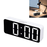 Digital Clock, Large Digital Alarm Clock, Northern European White Simple Large Font Bedroom Clock for Gift Giving