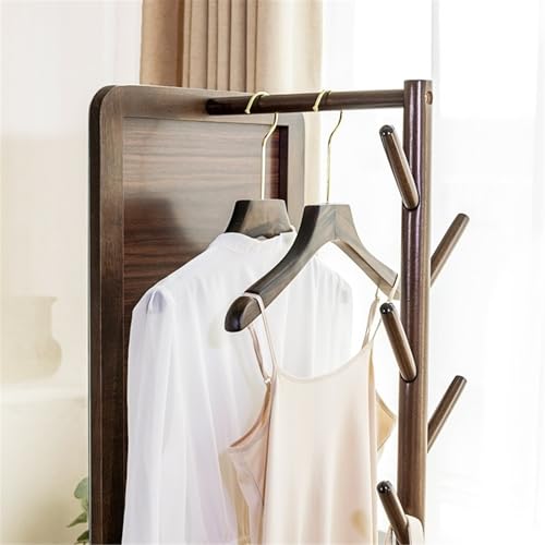 FKEE55UED Floor Full-Length Floor Mirror, Rotating, Clothing Store Coat Rack and Fitting Room Mirror