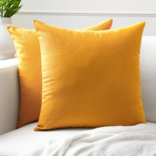 Encasa XO Throw Pillow Covers, Cotton, No Inserts 24"x24"