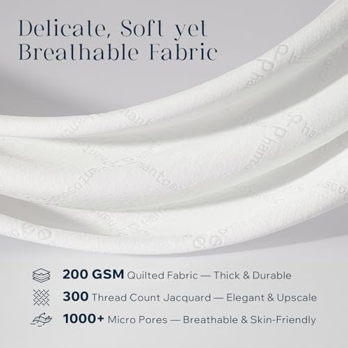 Phantoscope Premium 18x18 Throw Pillow Inserts, Ultra-Soft Air Layer Pillow Inserts Down Alternative Decorative Throw Pillows for Couch, Bedroom, Square Cushion Sham Stuffer, Pack of 1