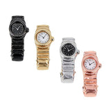 Miniature Watch Collection 4PCS 1: 12 Scale Alloy Timepieces for Display Accessories Model House Model Watches