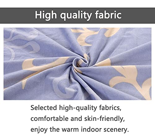 YOPOIY Printed Futon Cover Elastic Feature Rich Textured Futon Slipcover Washable Armless Sofa Cover for Living Room Bedroom Furniture -31-170-210cm
