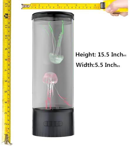 Gifts for Kids Men Women Friends Family Cool Jellyfish Lamp Night Light with Speaker for Girls Boys Kids Home Office Bedroom Decor for Christmas Holiday Birthday Party