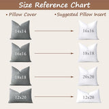 Artscope 20x20 Outdoor Pillow Inserts, Synthetic Down Waterproof Throw Pillow Inserts, Soft Decorative Outdoor Pillows for Couch Sofa Bed Patio Furniture