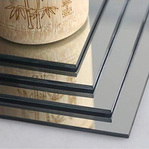 Wall-Mounted Dressing Mirror Bedroom Simple Floor Mirror eless Full Length Mirror 4 Pieces 11.8in Times 11.8in AN1018 914