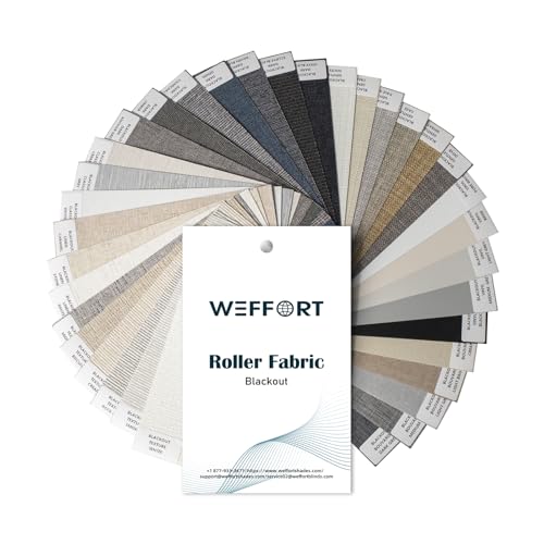 Motorized Blind,Work with Homekit Thread-Enabled, 100% Blackout Smart Shades with Remote Control, Electric Roller Shade,Multi-Color Samples