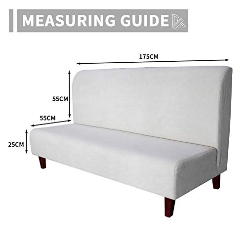 Easy-Going 100% Waterproof Futon Cover, Dual Waterproof Couch Cover for Futon, Stretch Jacquard Sofa Cover, Leakproof Furniture Protector for Kids, Pets, Dog and Cat, Dark Gray