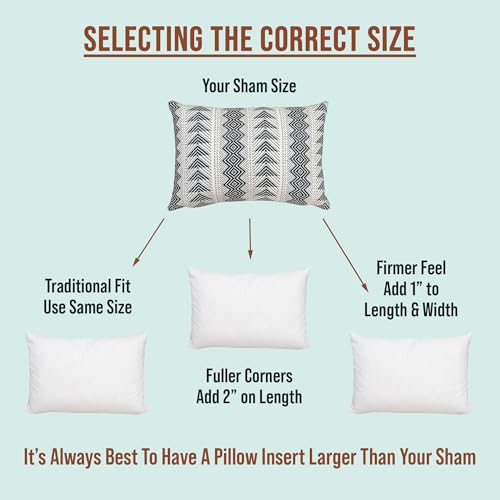 Pillowflex Premium Polyester Throw Pillow Insert - 20x36 - Ultra Soft Large Rectangle Throw Pillow, Couch Sham, Lumbar, Back, Sofa - Machine Washable - Decorative Accent Form - 1 Soft Pillow