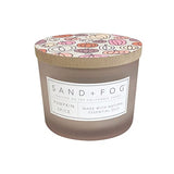 Sand + Fog Scented Candle - Pumpkin Spice – Additional Scents and Sizes – 100% Cotton Lead-Free Wick - Luxury Air Freshening Jar Candles - Perfect Home Decor – 12oz