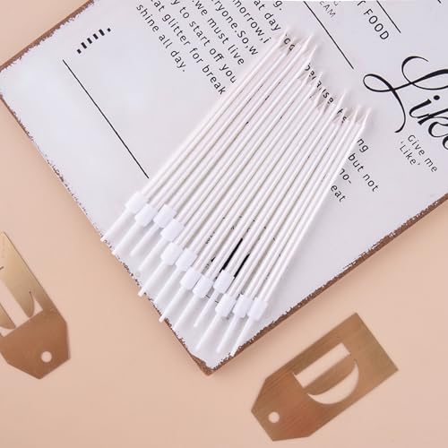 PHD CAKE Pearl White Long Thin Birthday Candles, Cake Candles, Birthday Parties, Wedding Decorations, Party Candles