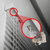 Amazing Drapery Hardware Pre-Corded High Profile Cord Tilt Control - Square Rod, White, for 2" Horizontal Blinds - 2 Pack