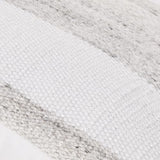 Livabliss x Galey Alix Katalina Modern Indoor/Outdoor Accent Pillow, Poly Insert, 20" L x 20" W, Grey/White