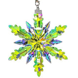 Annual Edition Ornament 2026, Crystal Glass Snowflake Christmas Ornaments | Sparkly Crystal Star Ornaments For Christmas Tree, Elegant Cute Christmas Ornaments Gift For Women, Unique Xmas Ornament
