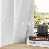 ChrisDowa 100% Blackout Pure White Solid Curtains 63 Inches Long 2 Panels for Bedroom Living Room,Farmhouse Room Darkening Thermal Insulated Soundproof Grommet Top Window Treatment Drapes,52x63