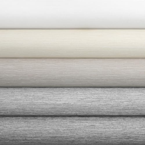 Kincmo Motorized Blinds with Remote,100% Blackout Motorized Roller Shades Work with Apple Homekit,Alexa,Google, Custom Electric Blinds with App,Voice Control (A Set Blackout Fabric Samples Multicolor)