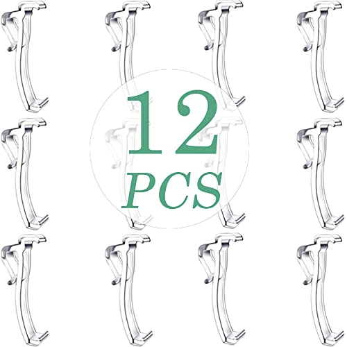 2.5 Inch Valance Clips for Horizontal Blind Valance (12 Pieces)