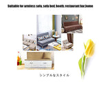 SFYZ HOME Velvet Armless Futon Slipcover,Stretch Silver Fox futon Cover, Modern Solid Color Sofa Bed Cover for for Futon Folding Bed Sofa (Royal Blue,M-61-72.8in/155-185cm)