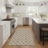 SHACOS Large Door Mat 3'x5' Indoor Washable Front Door Mats, Beige