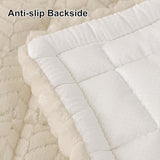 Smiry Couch Cover for Dogs, Non Slip Fuzzy Pet Sofa Covers Washable for 2-3 Cushion Couch, Soft Thick Furniture Protector for Cats Dogs, Against Fur, Dirt, Scratch Resistant (Beige, 27.6"x59")