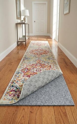 Rugs.com - 2' 6" x 11' 10" Runner Everyday Performance Rug Pad 1/4" Thick Felt & Non-Slip Backing Perfect for Any Flooring Surface